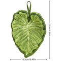 Leaves Hand Towel Bathroom Accessories Absorbent Kitchen Towel Soft Towel Hanging Towels Handkerchief Towels Home Wash Towels Oasis Select Green