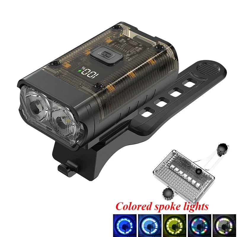KDULIT 1000LM T6 LED Bike Headlight | USB Rechargeable MTB Light