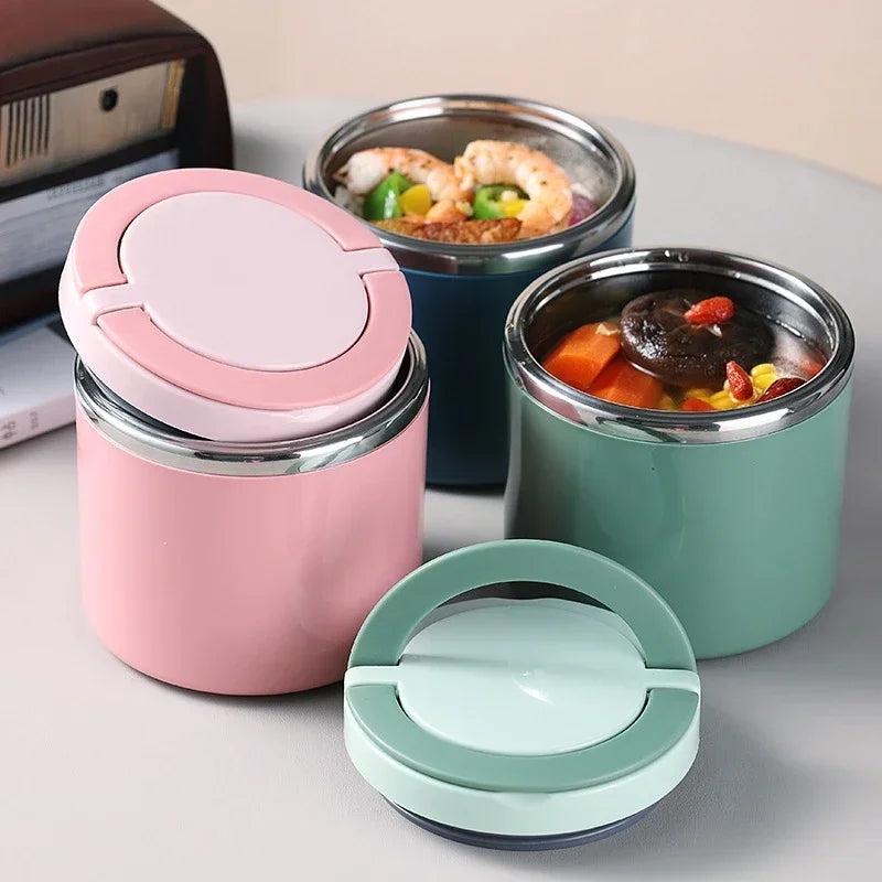 630/1000ml Insulated Food Jar, Stainless Steel Thermos Lunch Box, Heat Keeping Soup Container for School, Office Oasis Select