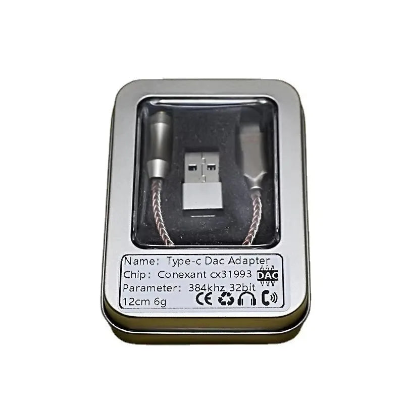 USB Type C to 3.5mm Earphone Adapter ALC5686 CX31993 HiFi DAC USB C To 3.5mm Jack Headphone Audio AUX Cable For Xiaomi Huawei Oasis Select TYPE 2 CX31993