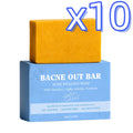 Exfoliating Body Cleansing Soap Eliminate Back Pimples Fade Acne Marks Deep Clean Dirt Oil Control Turmeric Exfoliate Soap Bar Oasis Select 100g Boxed x 10pcs