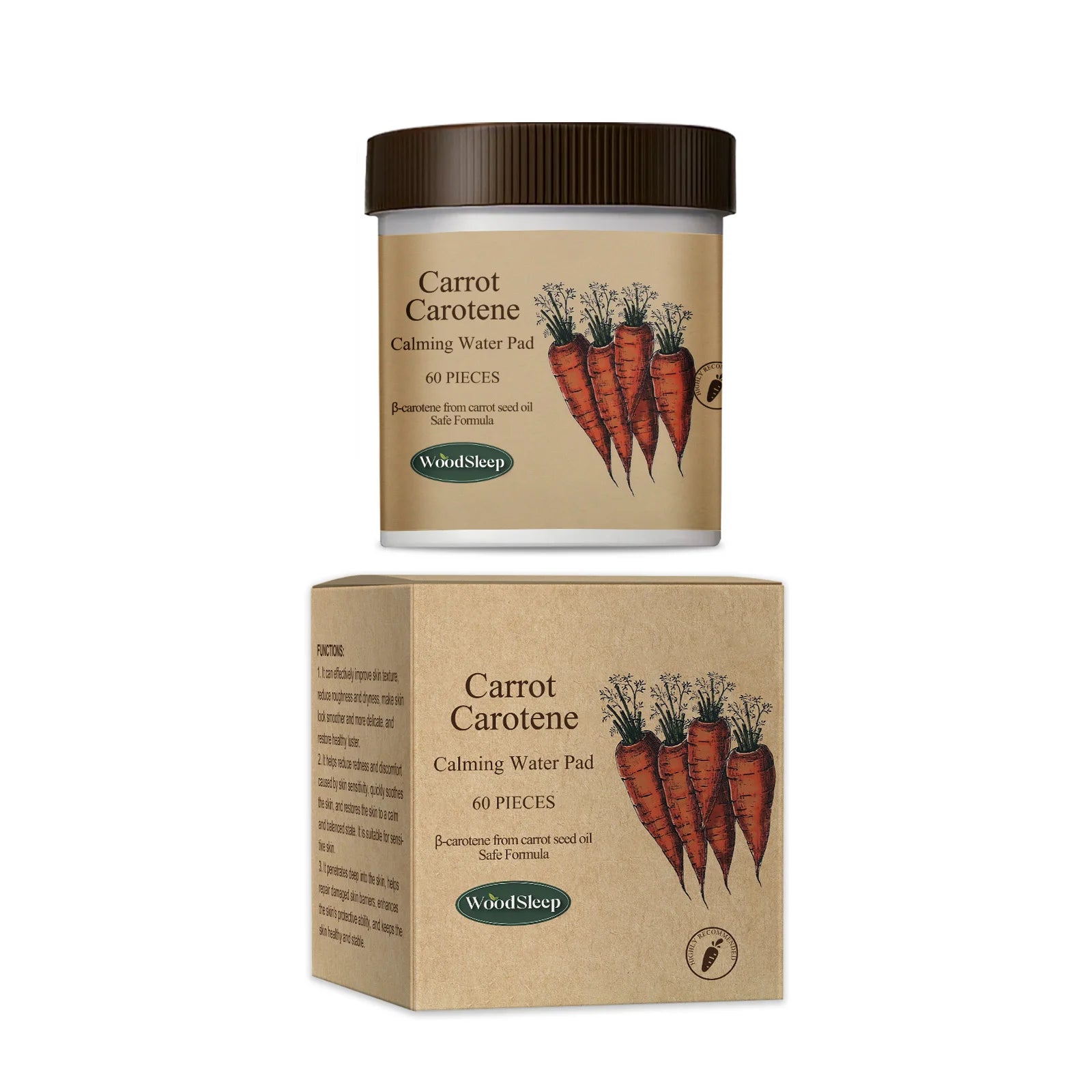 WOODSLEEP Calming Essence Pads – Soothing Skin Barrier Repair