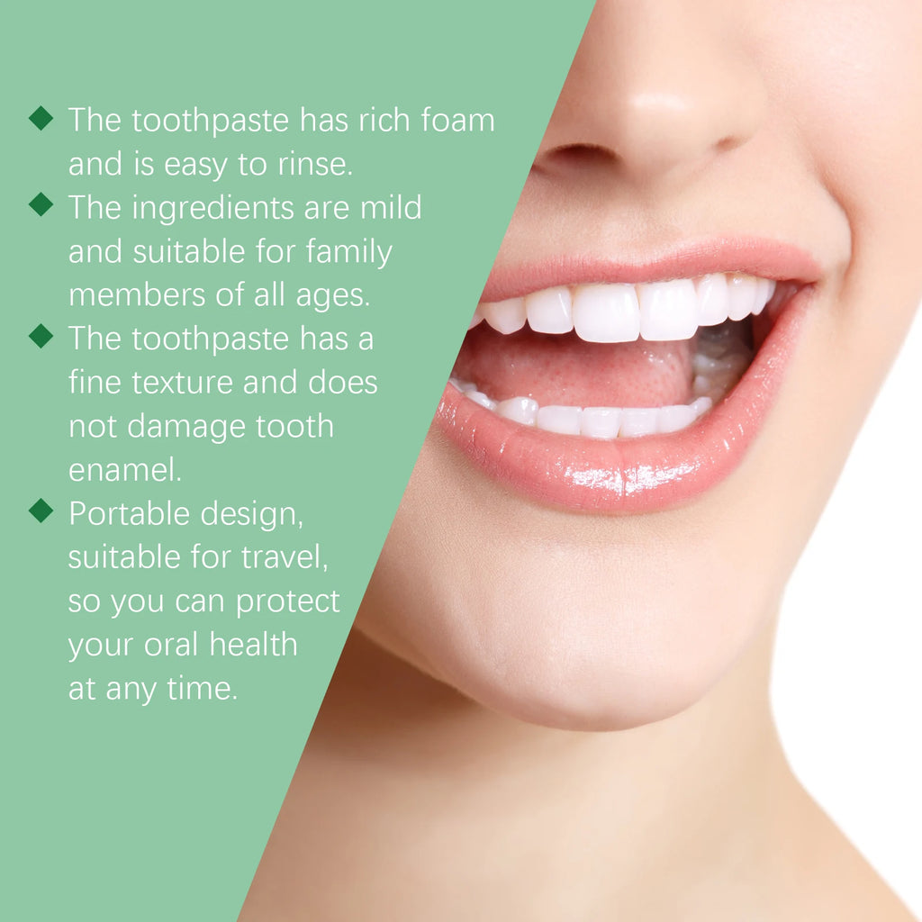 Daily Gentle Mint Toothpaste For Teeth Stain Removal & Yellowing Care - Freshen Oral Hygiene, Strengthen Gum Health Oasis Select