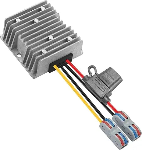 DC to DC 30-60V to 24V 10A Buck Converter Waterproof Voltage Power Transformer Supply Module for Automotive RV Marine Boat Dock Oasis Select 20-90V to 12V 20A