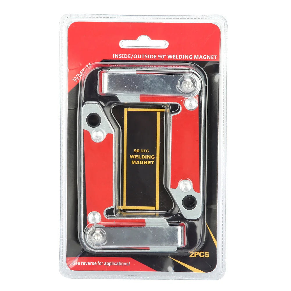 Magnet Welding Clamp Magnetic Holder Fixer with Handle 30/60/90 Degree Magnetic Welding Holder Oasis Select Red