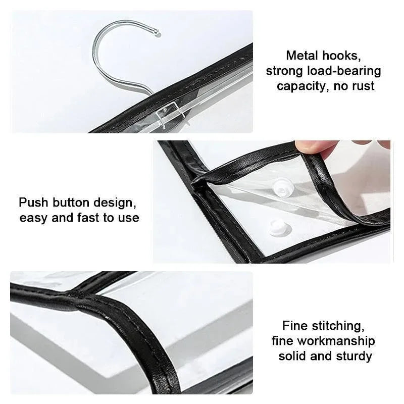 Waterproof Hanging Bathroom Storage Bag – Transparent PVC Bathroom Storage Bag Oasis Select