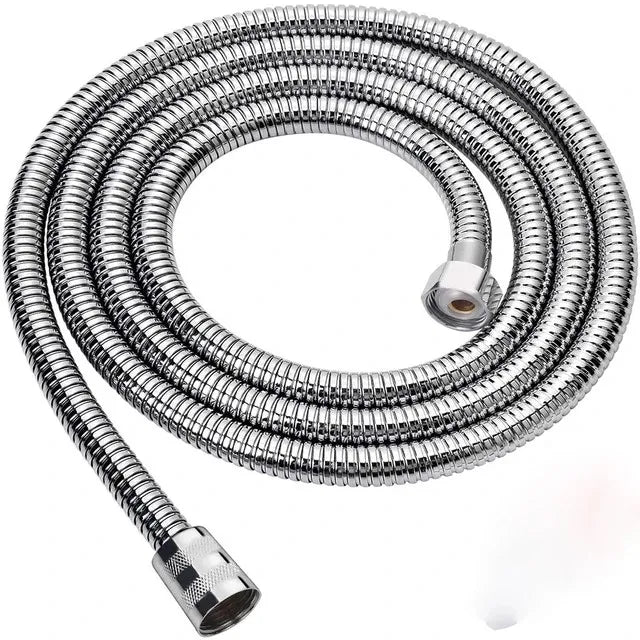 New High Quality Black Shower Hose Bathroom Fitting Stainless Steel Soft Bath Tube 1.5/2/3 Meter Water Pipe Chrome,Gold,Grey Oasis Select Silver 1.5M
