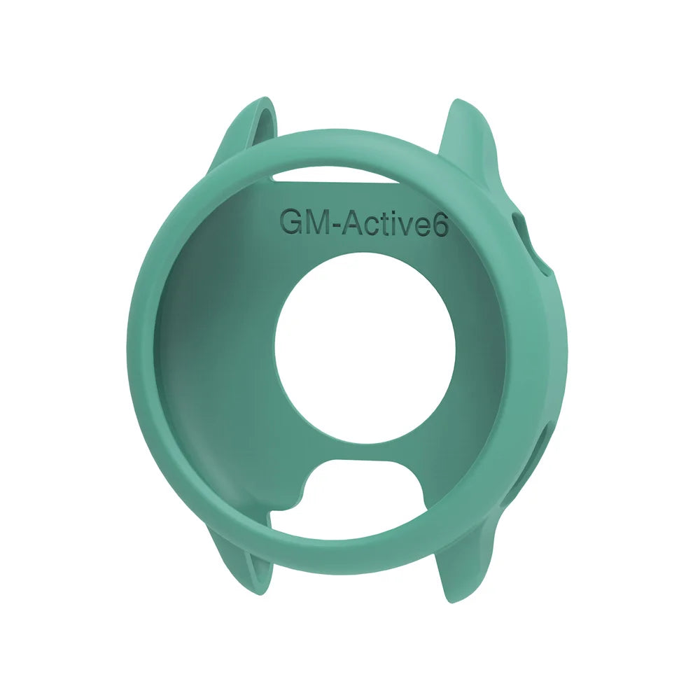 Silicone Case for Garmin Vivoactive 6 – Protective Bumper Cover Smartwatch Case Oasis Select Dark Green