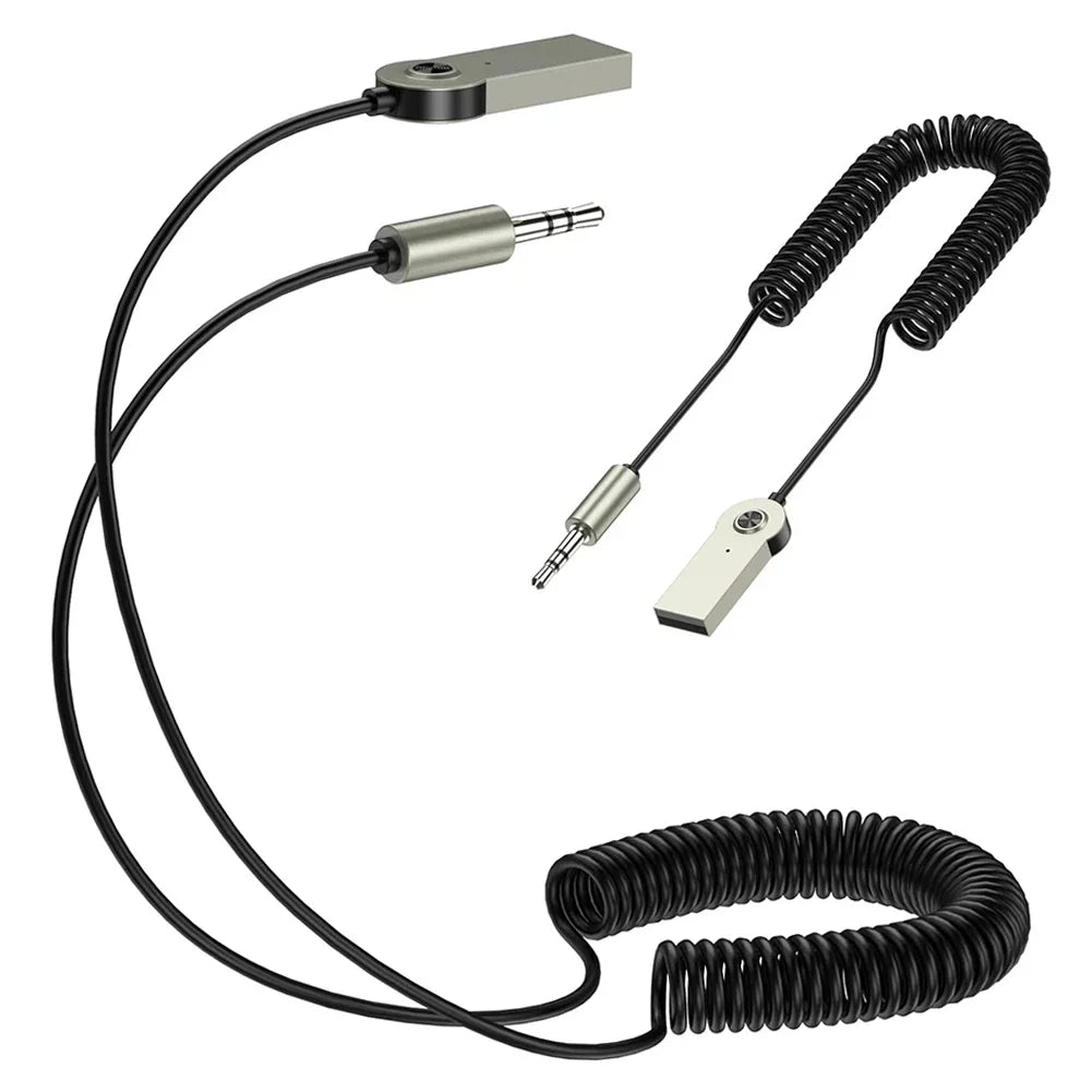 2-in-1 Bluetooth 5.0 AUX Adapter – Transmitter & Receiver