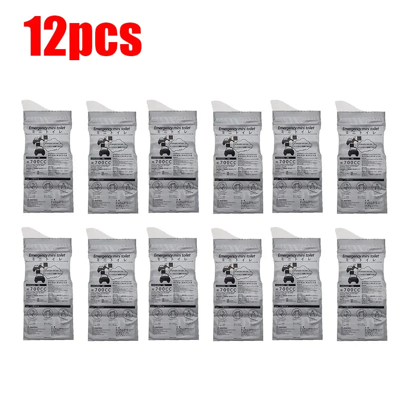 2/8/12pcs Universal Disposable Car Urine Bag Outdoor Vomit Bags Pregnant Women Mobile Toilet Stylings Product Auto Accessories Oasis Select 12pcs