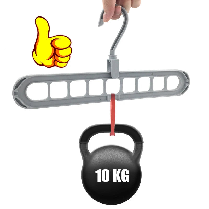 1-5pcs Magic Multi-port Support hangers for Clothes Drying Rack Multifunction Plastic Clothes rack drying hanger Storage Hangers Oasis Select