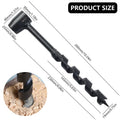 SLADE Manual Auger Drill – Carbon Steel Bushcraft Survival Tool Manual Auger Drill Oasis Select 19 x 230mm