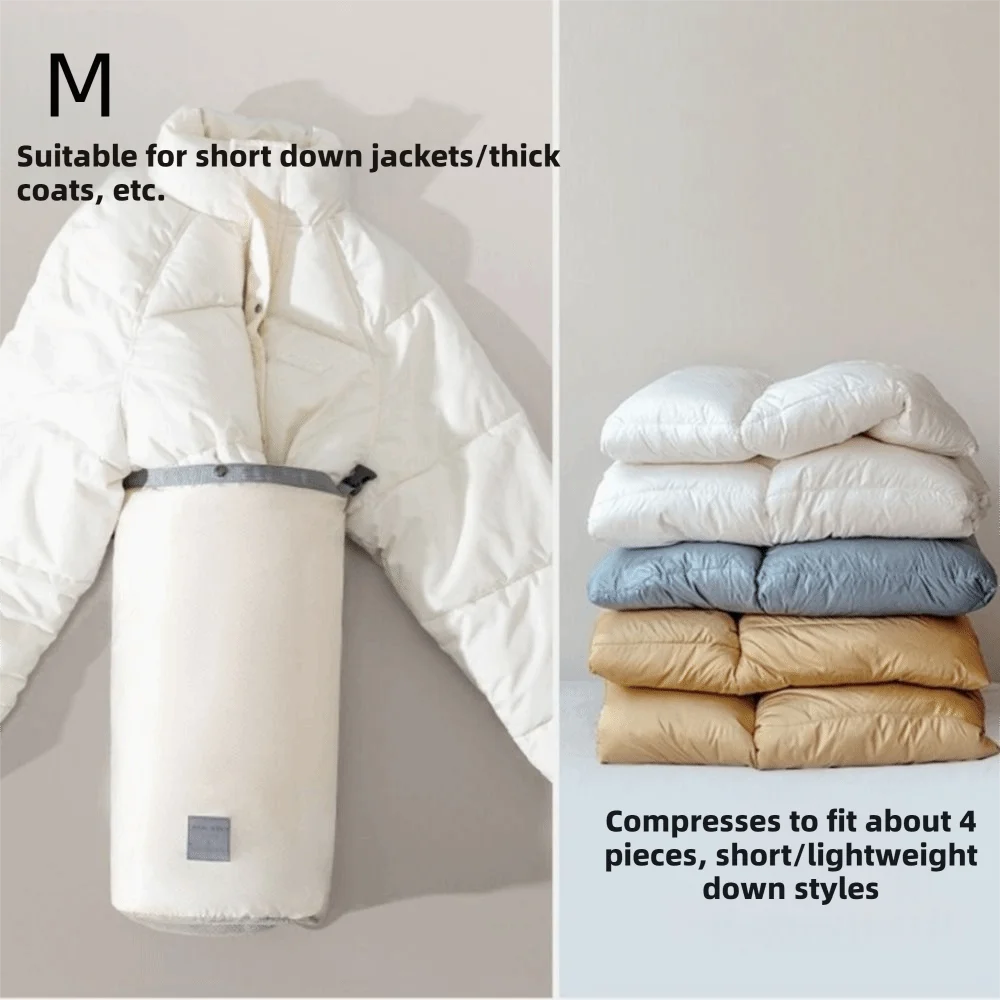 3-Pack Vacuum Compression Storage Bags S/M/L | Travel Packing