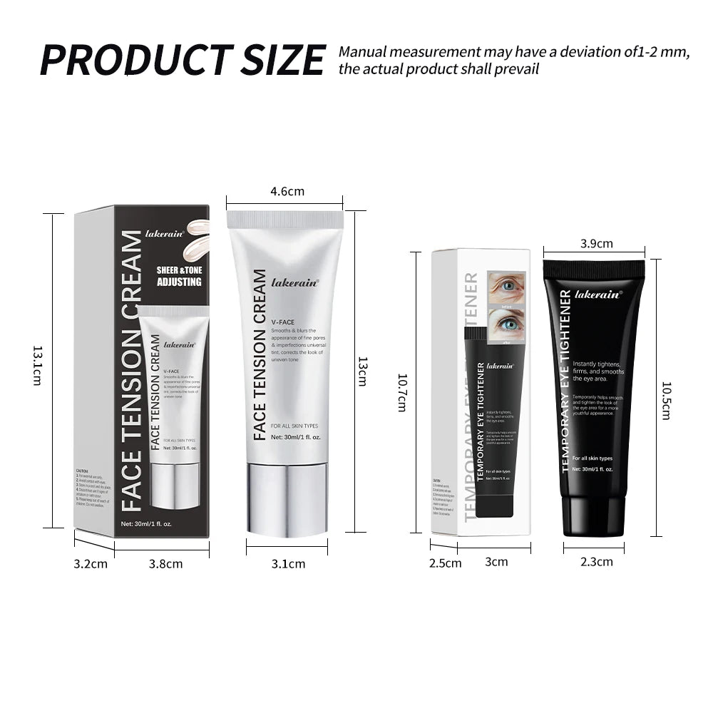 Peter Face Tightener Cream and Primer Set Instant Face Tightener Cream No-Filter Primer Firm and Smooth The Look of Fine Lines S Oasis Select