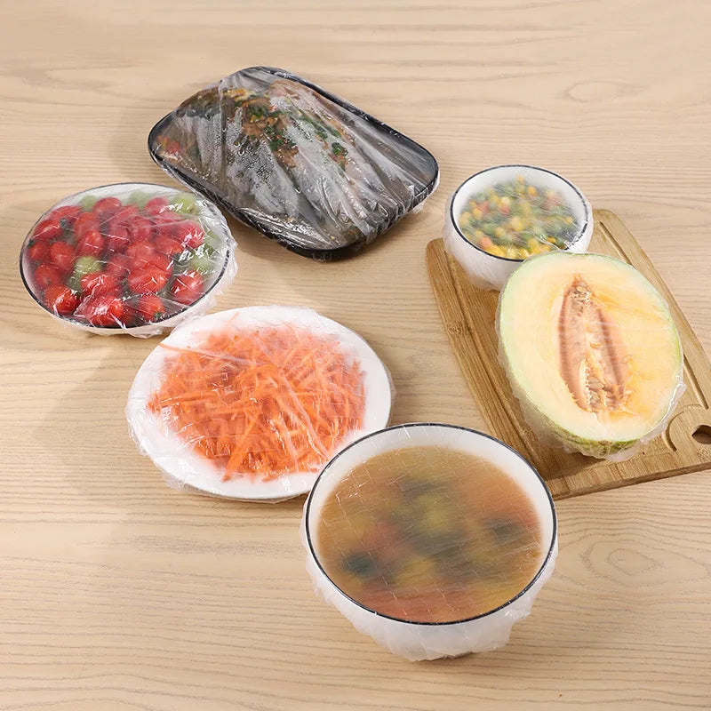 Insect Proof Cling Film Cover Thickened Disposable Cling Film Automatic Closing Cling Film Cover for Kitchen Use Oasis Select