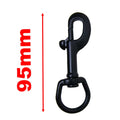 316 SS Scuba Diving Clips Swivel Eye Snap Hook Dive Single Ended Bolt Hook Buckle Dog Clip Gear Equipment for Underwater Oasis Select 95MM