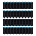 40-Pack Foot File Replacement Rollers – Callus & Dead Skin Remover Foot File Replacement Heads Oasis Select Blue Black