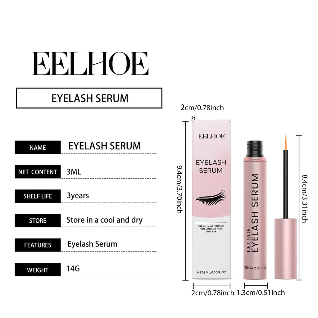 EELHOE Eyelash & Eyebrow Growth Serum – Longer Thicker Lashes
