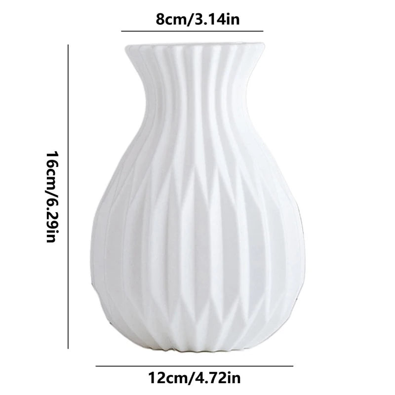 Nordic-Style Luxe-Chic Vase for Living Room or Dining Table Floral Arrangements and Home Decor Living Room Decoration Oasis Select