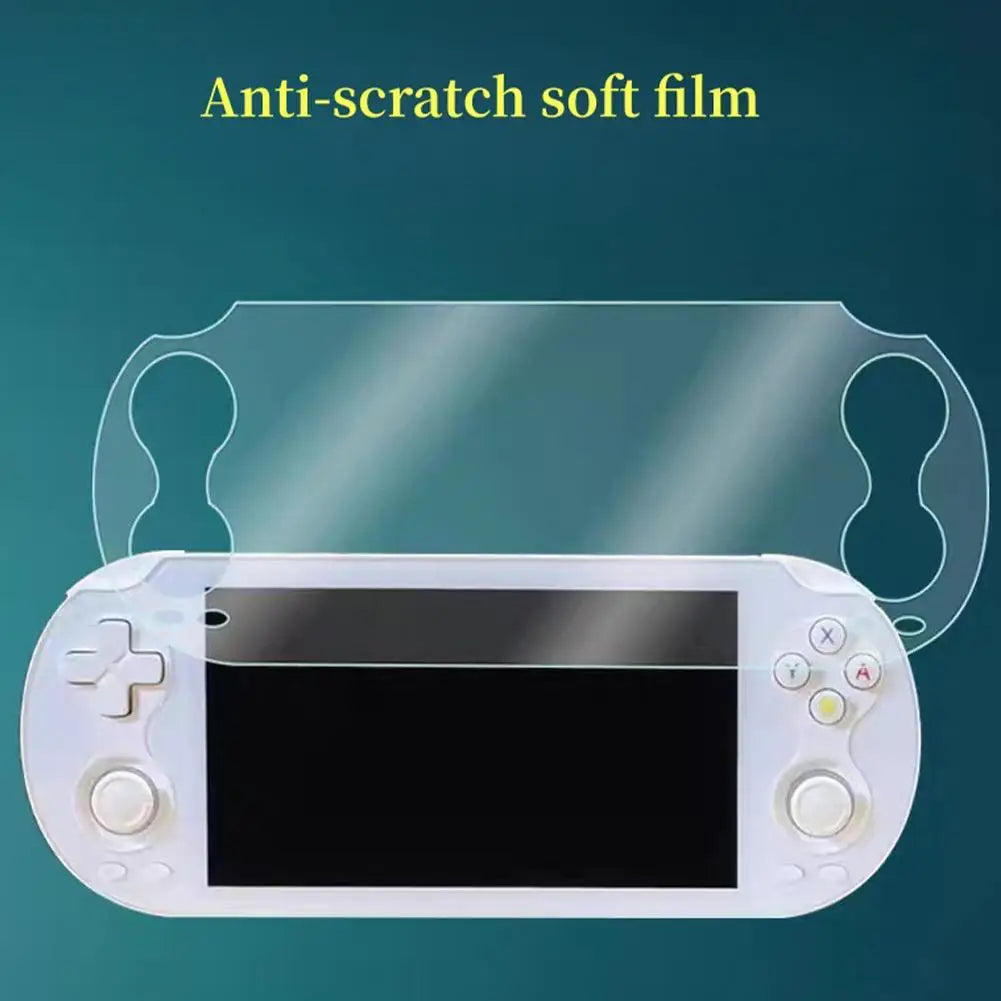 Screen Protector for Anbernic RG Vita Pro Game Console, HD Full Coverage Soft Film, Anti-Scratch Ultra Clear Screen Cover Oasis Select