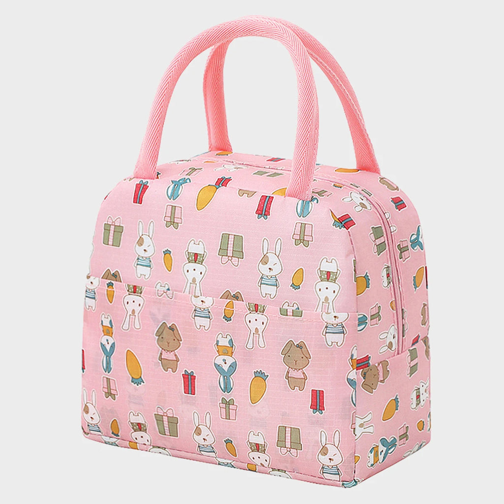 Cute Animal Insulated Lunch Bag – Large Capacity & Waterproof