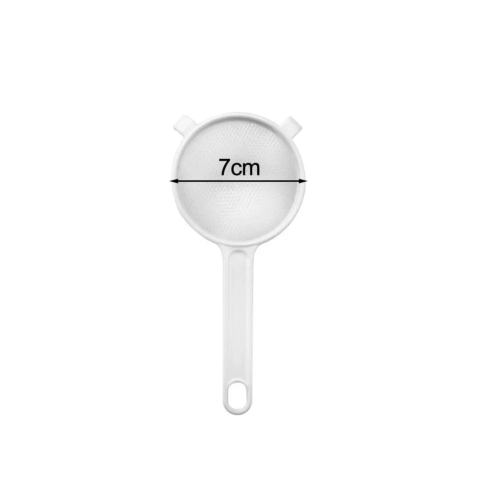 Kitchen Nut Milk Filter Handheld Plastic Sieve Tea Strainer Flour Sifter Filter Coffee Filter Colanders Kitchen Tools Oasis Select