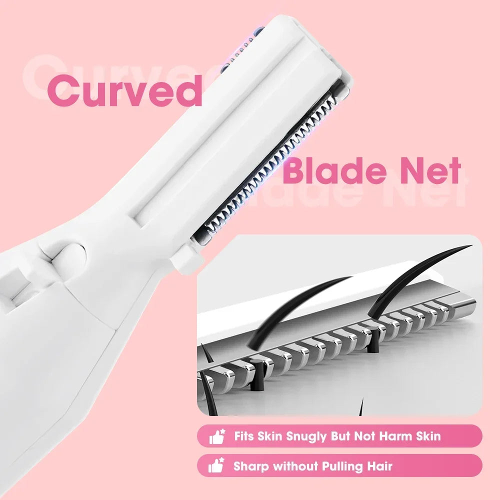Ms.Dear Rechargeable Electric Eyebrow Trimmer Dual-Blade