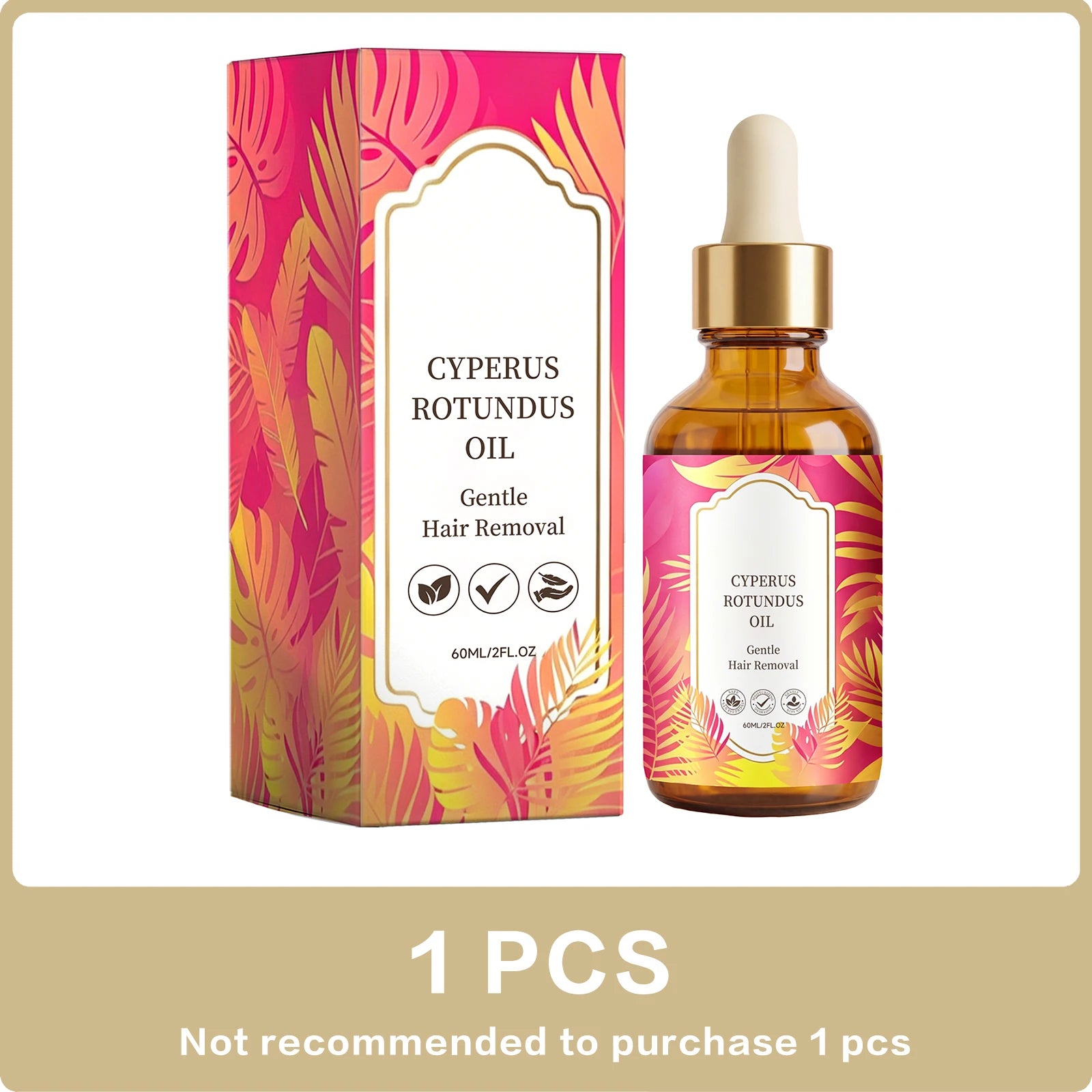 Post Hair Removal Soothing Moisturizing Oil – All Skin Types Hair Removal Aftercare Oil Oasis Select 60ml pcs