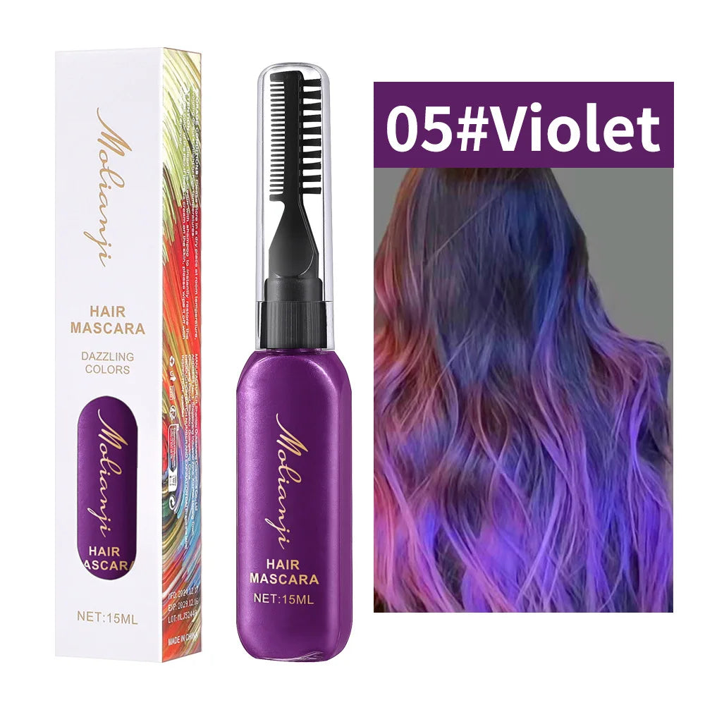 Multi-Color Hair & Eyelash Dye – Long-Lasting Trendy Shades Hair Color Dye Oasis Select 05 Violet