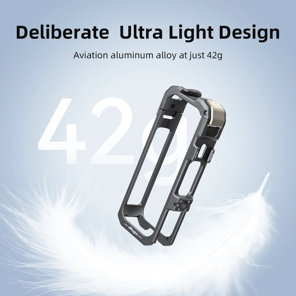 Aluminum Rabbit Cage Frame for Insta360 X4 Air | Metal Rig