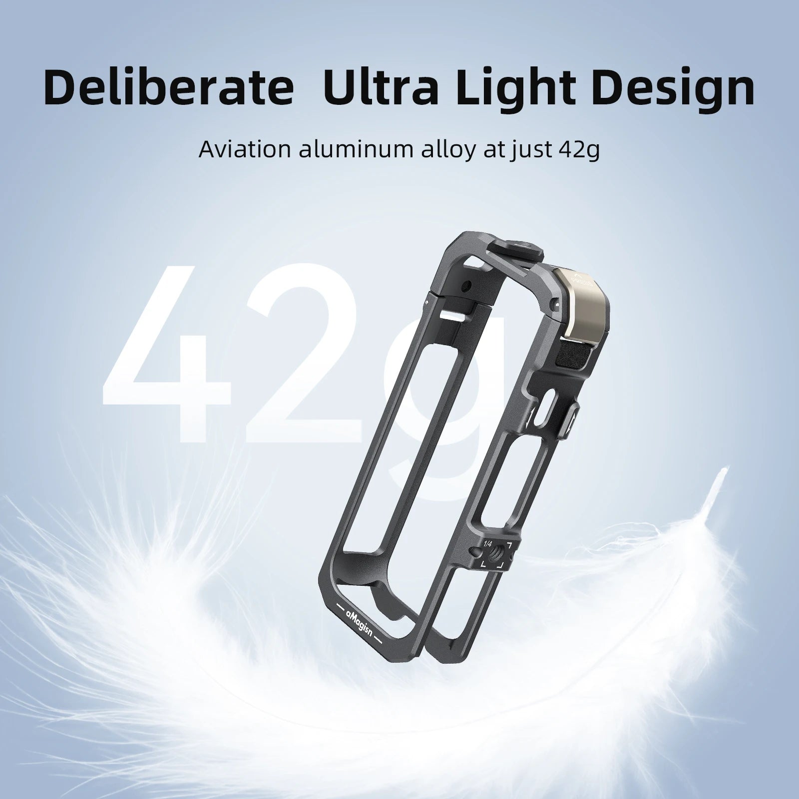 Aluminum Rabbit Cage Frame for Insta360 X4 Air | Metal Rig