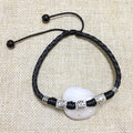 Minimalist Unisex Ankle Bracelet |Lightweight Handmade Rope Anklet,Adjustable Barefoot Style for Daily Wear,Beach,Casual Outfit Oasis Select Black