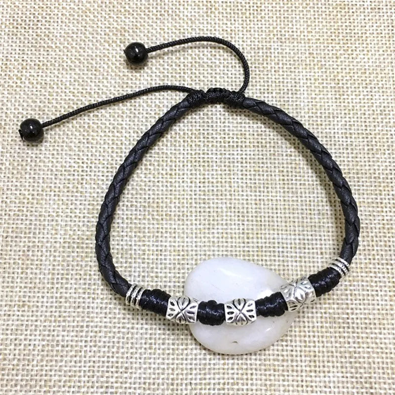 Minimalist Unisex Ankle Bracelet |Lightweight Handmade Rope Anklet,Adjustable Barefoot Style for Daily Wear,Beach,Casual Outfit Oasis Select Black
