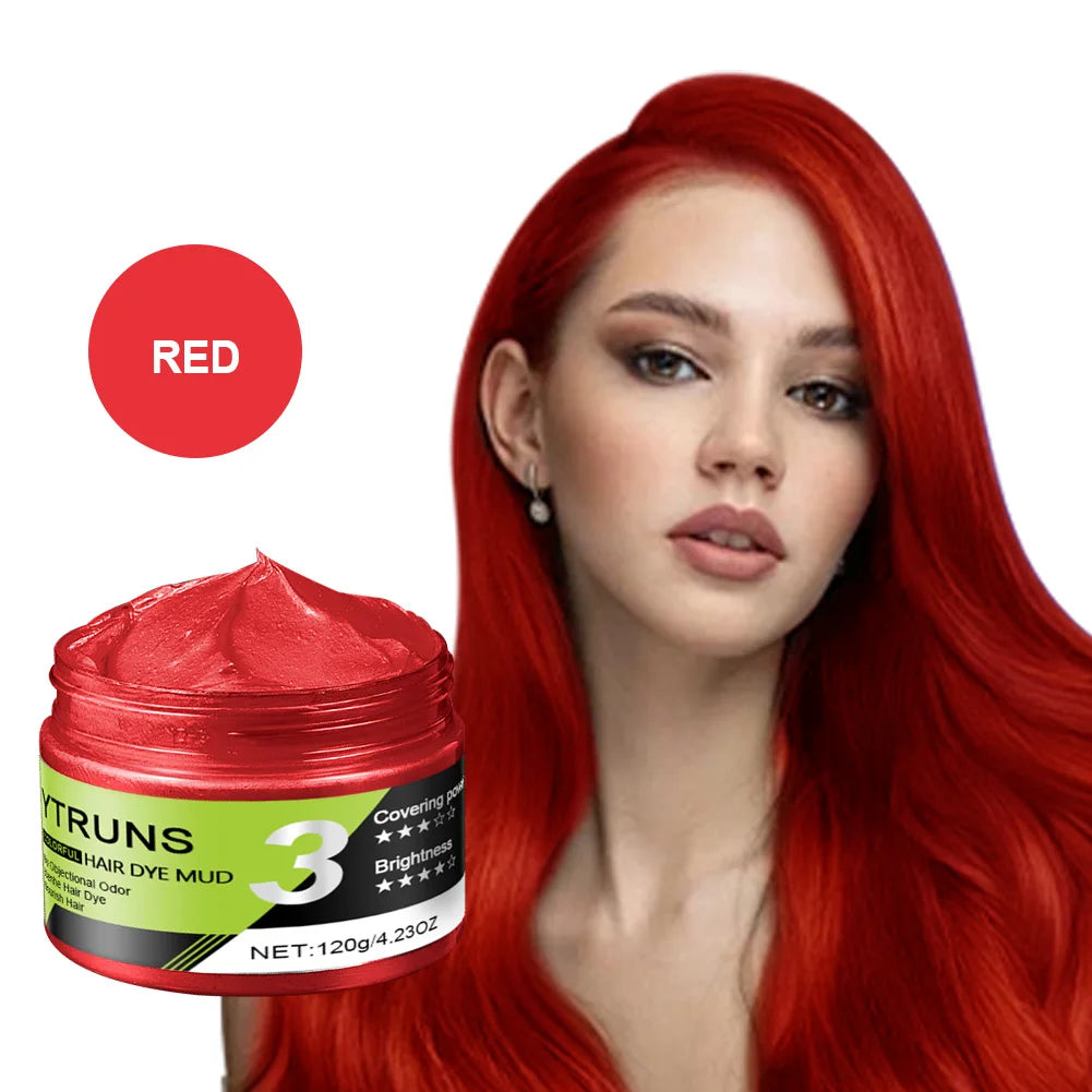 Y2K Temporary Hair Dye Wax – DIY Wash-Out Color Cream 120ml