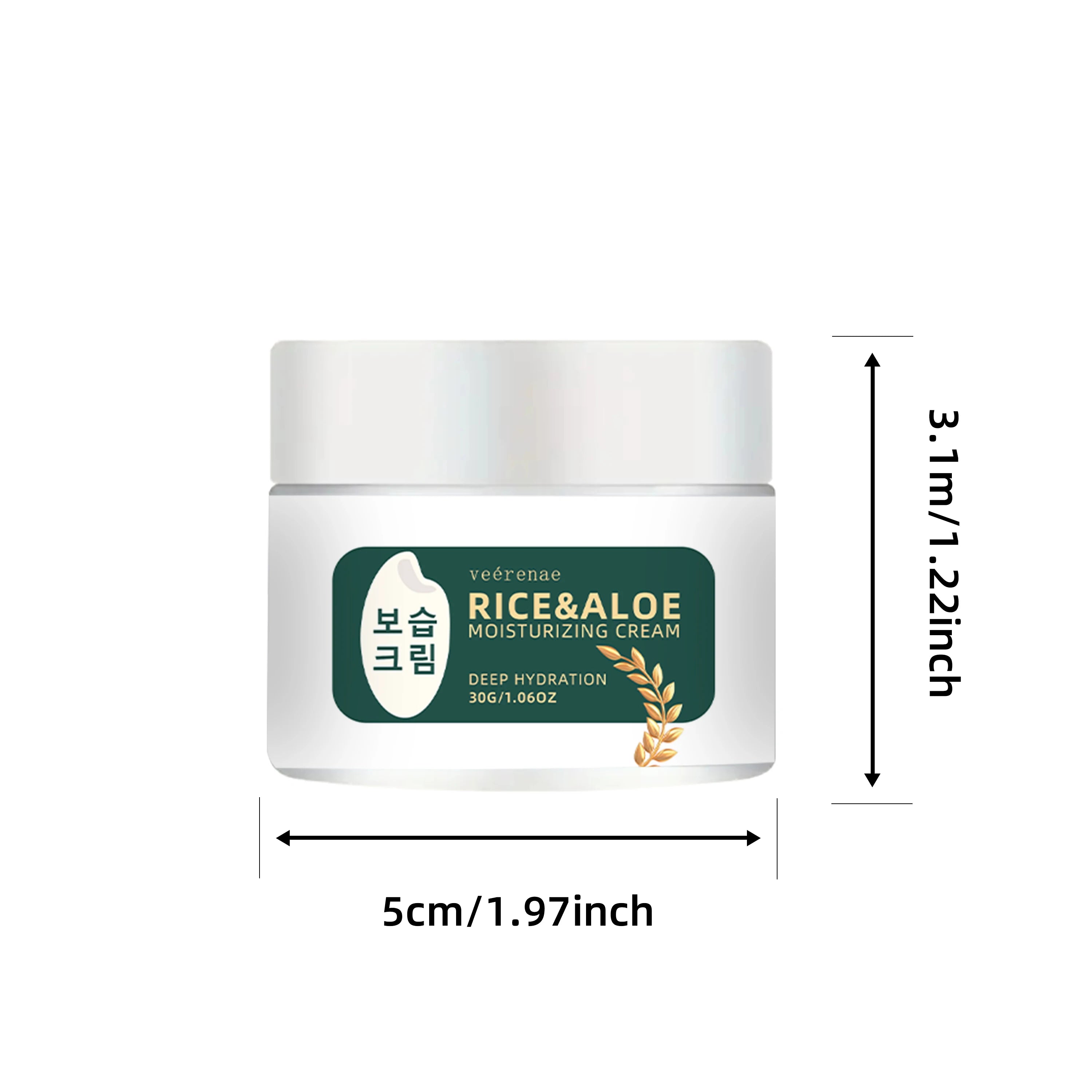 veérenae Rice & Aloe Face Moisturizer – Non-Greasy, All Skin