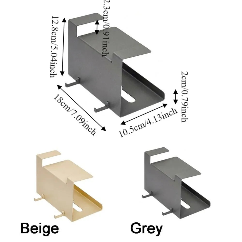 Under Cabinet Paper Towel Holder – Wall Mount Iron Rack