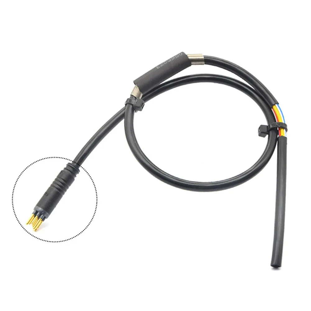 Electric vehicle 9pin motor cable brushless hub motor wire 50cm male female connectors waterproof fit 400W motor Oasis Select male