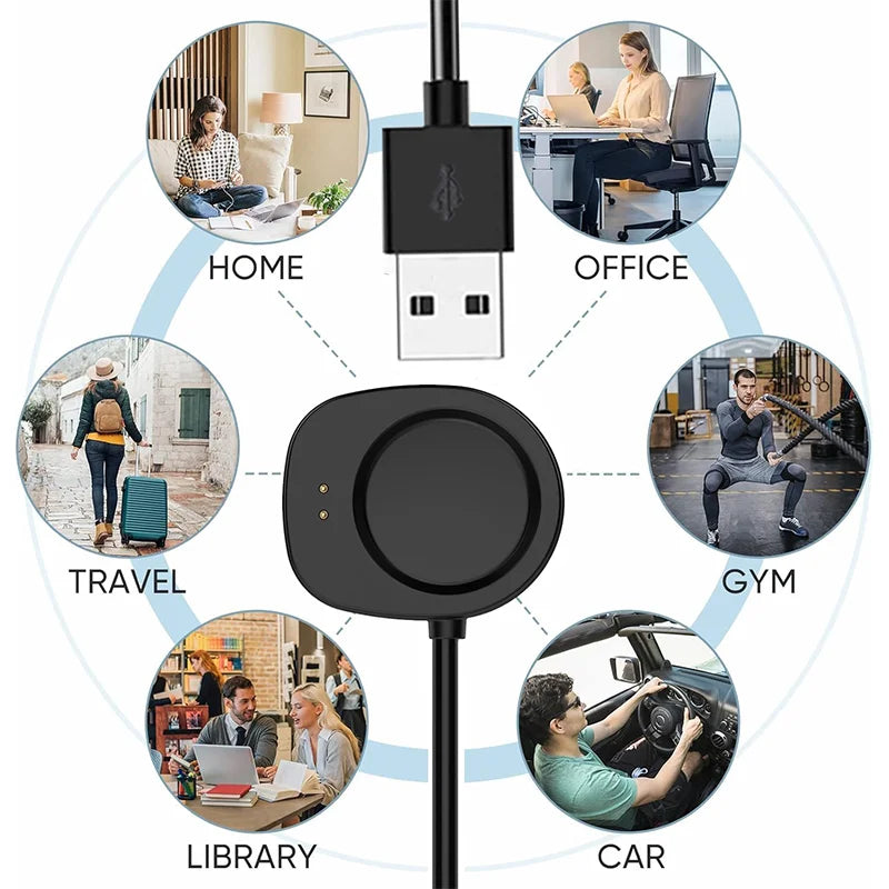 Magnetic Charger for Amazfit Balance A2286/Balance 2/T-Rex 3 Smartwatch Charger Dock Oasis Select