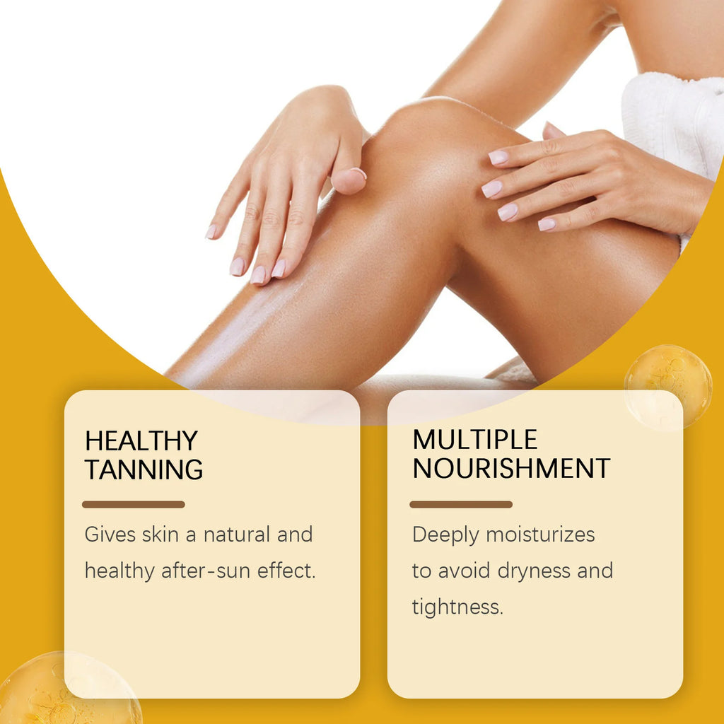 Oceaura Tanning Lotion Body Facial Sunless Self Tanner Skin Coloring Blackening Sun Block Isolation Lightweight Fake Tan Cream Oasis Select