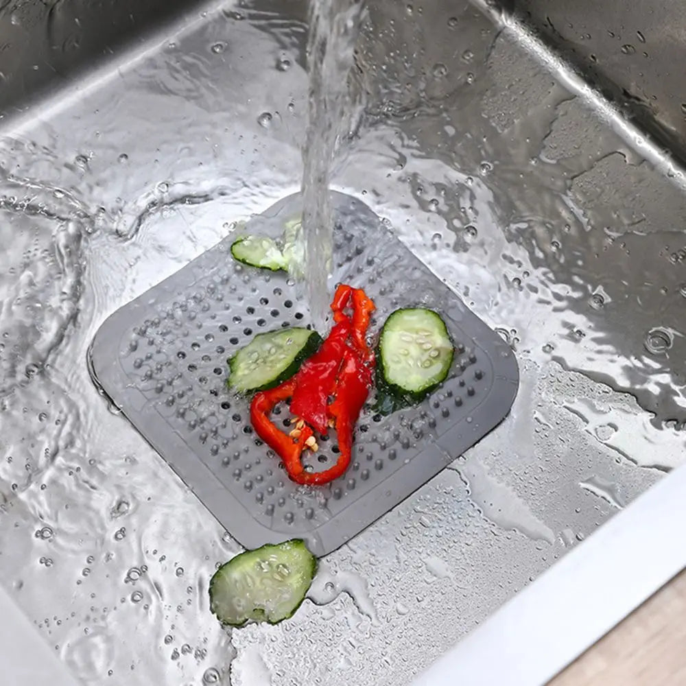Silicone Floor Drain Cover Leakage-proof Anti-blocking Sink Hair Filter Seal Deodorant Water Stoppers Kitchen Oasis Select
