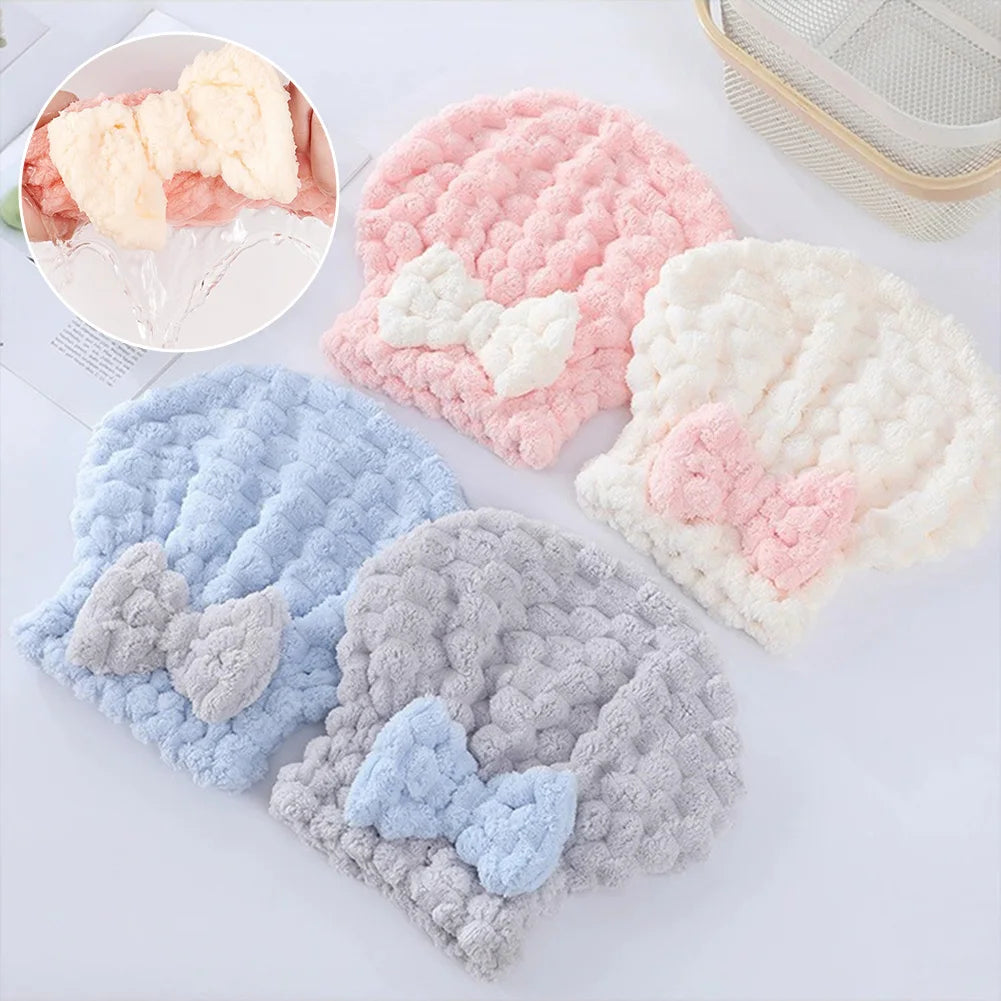 Super Absorbent Quick Dry Hair Towel Wrap Turban for Women