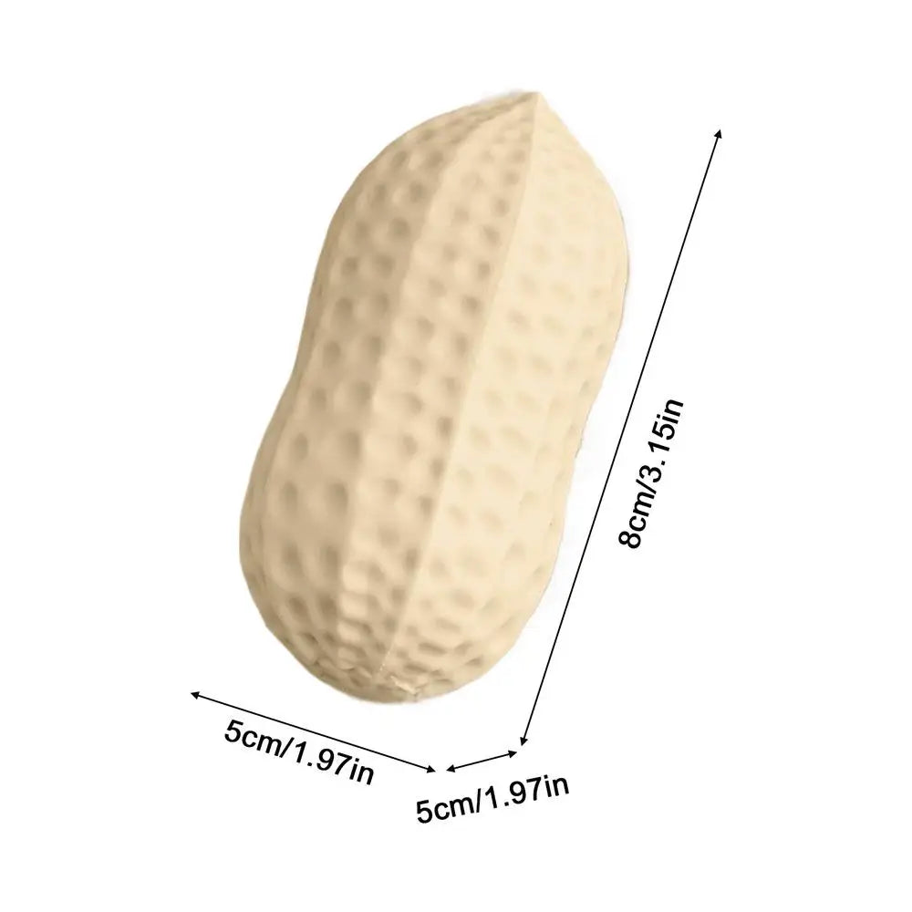 Squishy Simulation Earthnut Stress Relief Sensory Squeeze Fidget Toys for Kids Slow Rising Party Gift Stress Relief Ball Oasis Select Beige 1PC