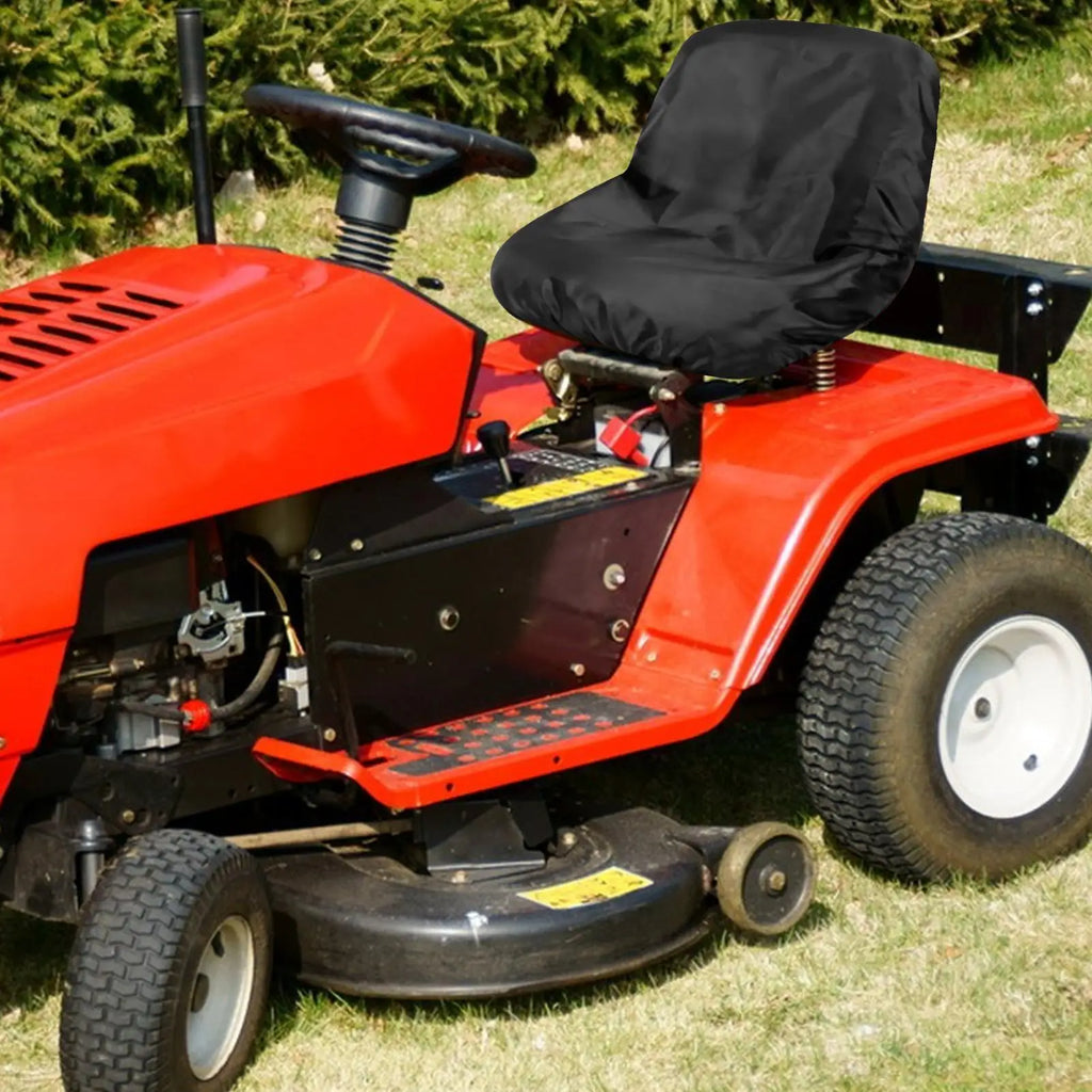 Lawn Mower Seat Cover Rainproof Riding Lawn Mower Seat Covering Full Coverage Tractor Part Outdoor Protection for Yard Garden Oasis Select