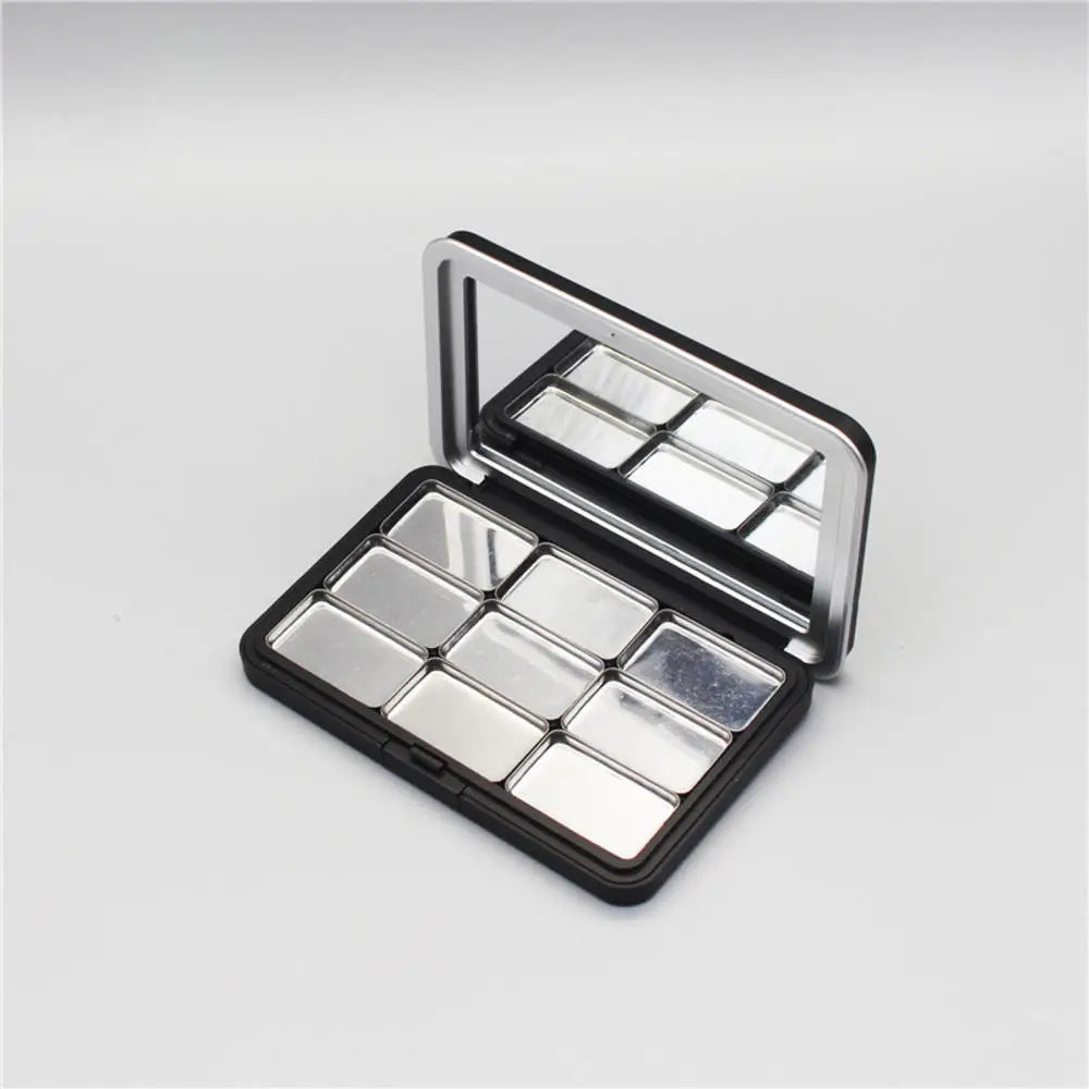 1pcs Empty Eyeshadow Palette Eye Makeup Storage Container With Mirror For Women Girls Diy Eye Shadow Tray Refillable Storage Box Oasis Select 1pc NO.3 iron tray CHINA