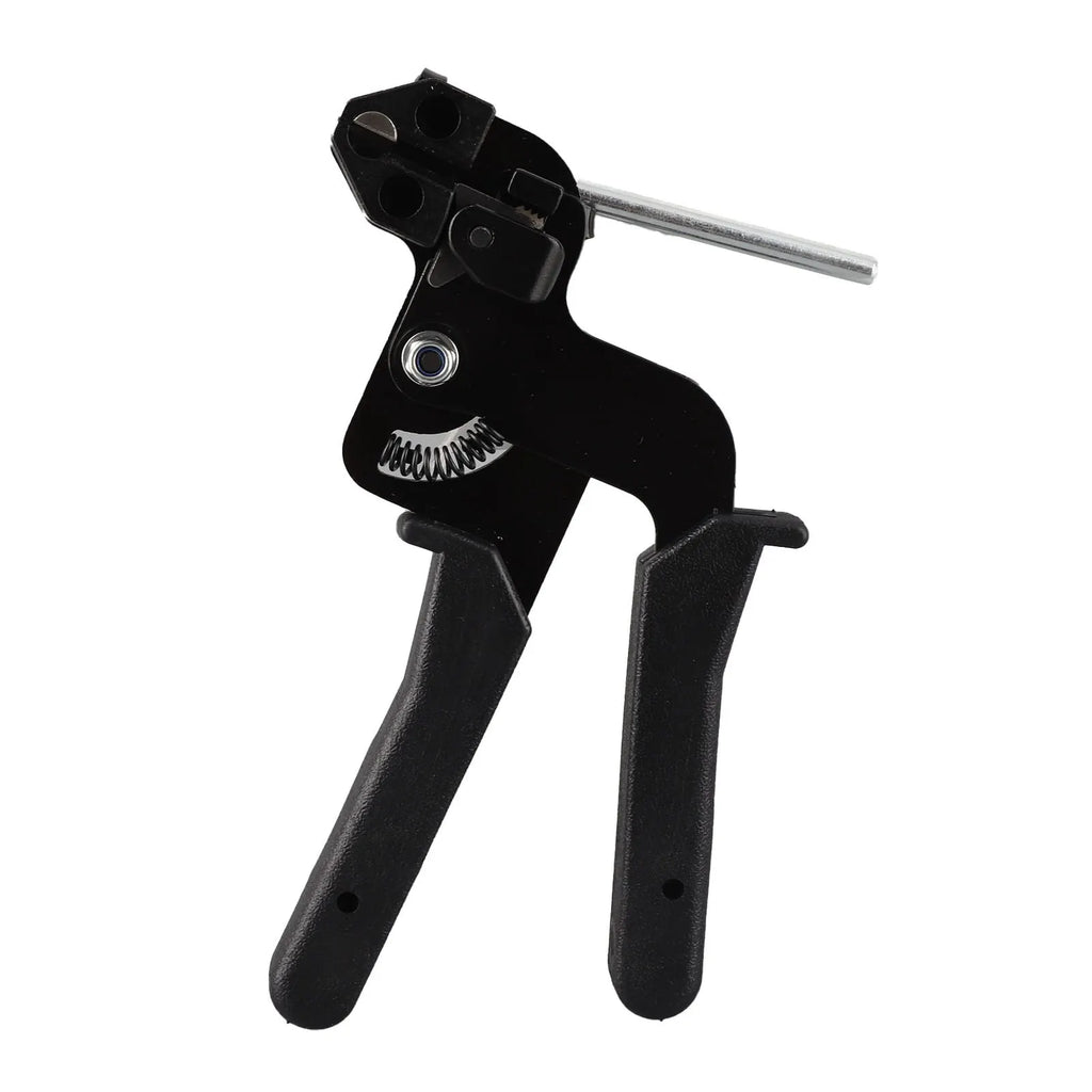Cable Tie Gun Cable Tie Tensioning Tool Stainless Steel Cable Tie Gun Automatic Tensioner Cutter Tool Oasis Select black