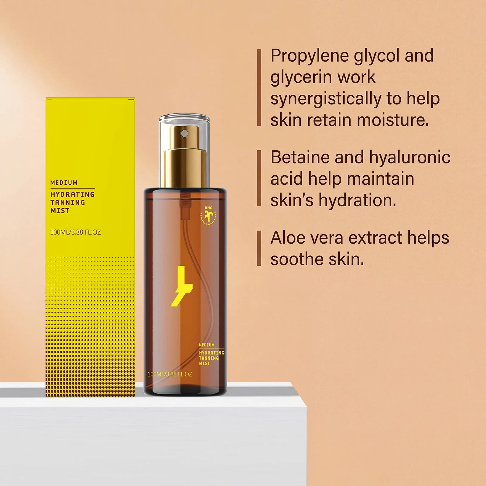 Tanning Spray Essence Natural Sunless Tan Long Lasting Moisturizing No Stain Self Tanner Self Tanner Spray 100ml Oasis Select