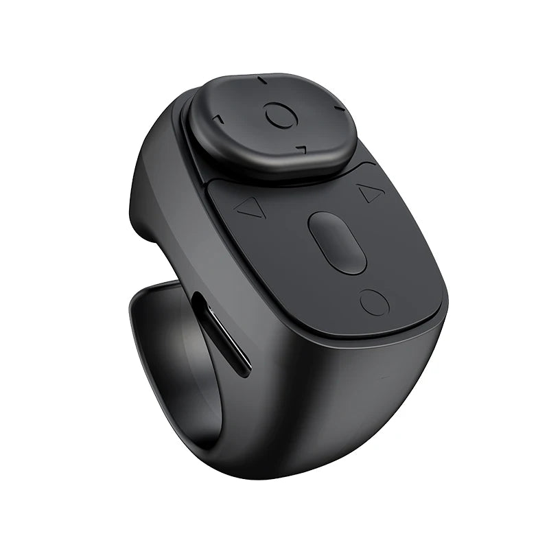 Bluetooth Ring Remote – Page Turner, Camera & Selfie Control