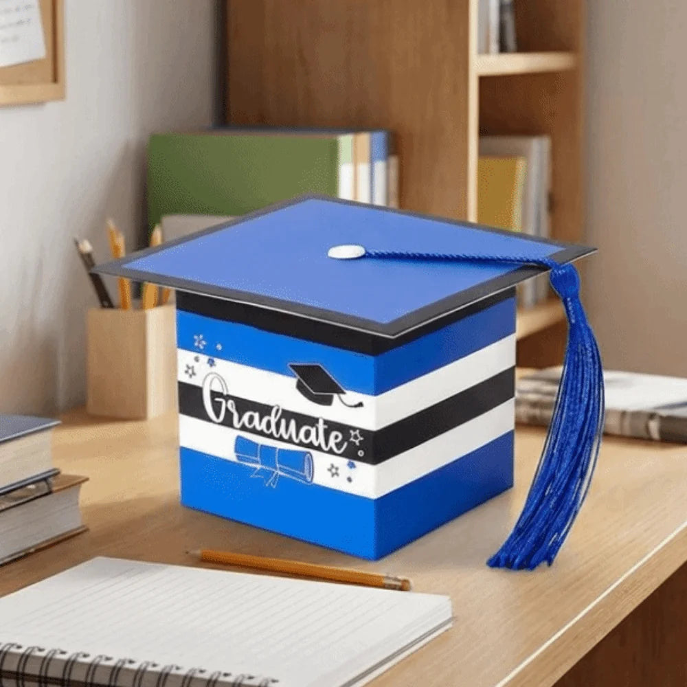 12-Pack Doctoral Hat Graduation Candy Boxes | DIY Party Favors