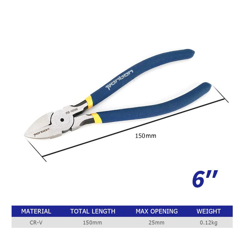 Zimir 5/6/7" Diagonal Cutting Pliers – Wire Stripper & Cutter Diagonal Cutting Pliers Oasis Select 6 Inch