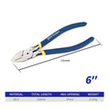 5/6/7 Inch Professional Cutting Pliers Wire Stripping Tool Side Cutter Cable Burrs Nipper Electricians DIY Repair Hand Tools Oasis Select 6 Inch